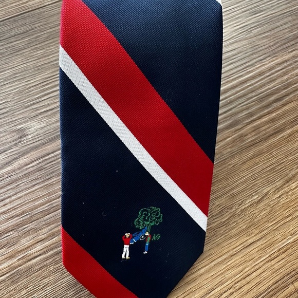 Tie Tree California Mens Necktie Car Wreck Teen Boy Funny Gag Gift USA 3”x56” - Picture 1 of 4